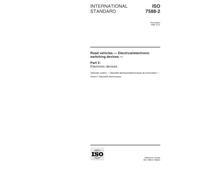 ISO 7588-2:1998, Road vehicles - Electrical/electronic switching devices - Part 2: Electronic devices