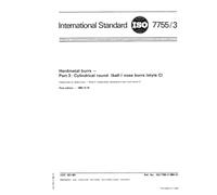 ISO 7755-3:1984, Hardmetal burrs - Part 3 : Cylindrical round- (ball-) nose burrs (style C)