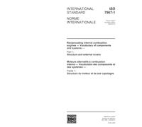 ISO 7967-1:2005, Reciprocating internal combustion engines - Vocabulary of components and systems - Part 1: Structure and external covers