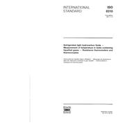 ISO 8310:1991, Refrigerated light hydrocarbon fluids -- Measurement of temperature in tanks containing liquefied gases -- Resistance thermometers and thermocouples