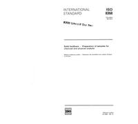 ISO 8358:1991, Solid fertilizers - Preparation of samples for chemical and physical analysis