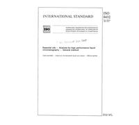 ISO 8432:1987, Essential oils -- Analysis by high performance liquid chromatography -- General method