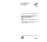 ISO 8466-1:1990, Water quality - Calibration and evaluation of analytical methods and estimation of performance characteristics - Part 1: Statistical evaluation of the linear calibration function
