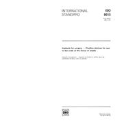 ISO 8615:1991, Implants for surgery -- Fixation devices for use in the ends of the femur in adults