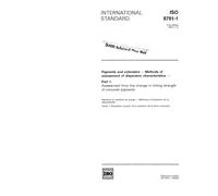 ISO 8781-1:1990, Pigments and extenders - Methods of assessment of dispersion characteristics - Part 1: Assessment from the change in tinting strength of coloured pigments
