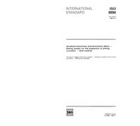 ISO 8994:1989, Anodized aluminium and aluminium alloys - Rating system for the evaluation of pitting corrosion - Grid method