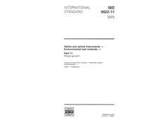 ISO 9022-11:1994, Optics and optical instruments -- Environmental test methods -- Part 11: Mould growth