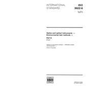 ISO 9022-6:1994, Optics and optical instruments -- Environmental test methods -- Part 6: Dust