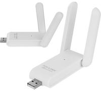 ISO 9054 Adaptateur WIFI vers USB 600Mbps DUAL, blanc 13939