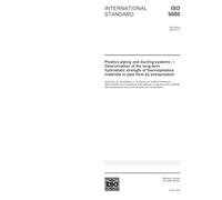 ISO 9080:2003, Plastics piping and ducting systems - Determination of the long-term hydrostatic strength of thermoplastics materials in pipe form by extrapolation