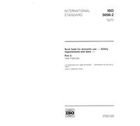 ISO 9098-2:1994, Bunk beds for domestic use -- Safety requirements and tests -- Part 2: Test methods