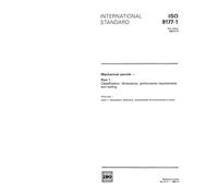 ISO 9177-1:1989, Mechanical pencils -- Part 1: Classification, dimensions, performance requirements and testing