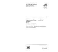 ISO 9184-3:1990, Paper, board and pulps -- Fibre furnish analysis -- Part 3: Herzberg staining test