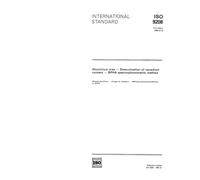 ISO 9208:1989, Aluminium ores - Determination of vanadium content -- BPHA spectrophotometric method