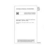 ISO 9246:1988, Earth-moving machinery - Crawler and wheel tractor dozer blades - Volumetric ratings