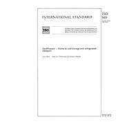 ISO 949:1987, Cauliflowers -- Guide to cold storage and refrigerated transport