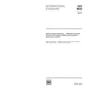 ISO 9533:1989, Earth-moving machinery - Machine-mounted forward and reverse audible warning alarm - Sound test method