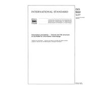 ISO 9660:1988, Information processing - Volume and file structure of CD-ROM for information interchange