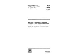 ISO 9698:1989, Water quality - Determination of tritium activity concentration - Liquid scintillation counting method