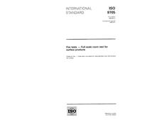ISO 9705:1993, Fire tests - Full-scale room test for surface products