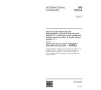 ISO 9735-4:2002, Electronic data interchange for administration, commerce and transport (EDIFACT) - Application level syntax rules (Syntax version ... report message for batch EDI (message type