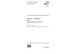ISO 9884-1:1994, Tea sacks -- Specification -- Part 1: Reference sack for palletized and containerized transport of tea