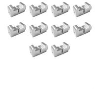 ISO Boulon d'étrier à vide de type C, pince à double crochet pour raccords en alliage d'aluminium et bride en acier inoxydable, taille M8, vide résistant aux fuites de qualité industrielle (double)