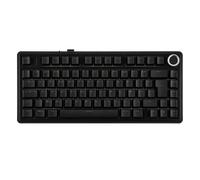 ISO-FR Layout AULA F75 75% AZERTY Français Clavier de Jeu sans fil BT5.0/Wired/2.4 GHz Clavier de Gaming Mécanique Rétroéclairage RGB Remplaçable à chaud Crémeux Reaper Switches Pour Win/Mac ISO-FR Bl