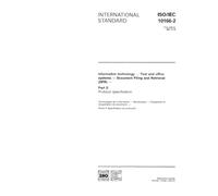 ISO/IEC 10166-2:1991, Information technology - Text and office systems - Document Filing and Retrieval (DFR) - Part 2: Protocol specification