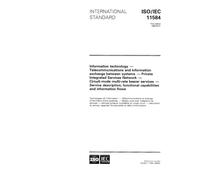 ISO/IEC 11584:1996, Information technology - Telecommunications and information exchange between systems - Private Integrated Services Network - ... functional capabilities and information flows