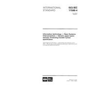 ISO/IEC 11586-4:1996, Information technology - Open Systems Interconnection - Generic upper layers security: Protecting transfer syntax specification