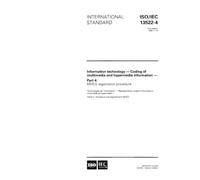 ISO/IEC 13522-4:1996, Information technology - Coding of multimedia and hypermedia information - Part 4: MHEG registration procedure