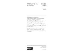 ISO/IEC 15429:2003, Information technology - Telecommunications and information exchange between systems - Private Integrated Services Network ... supplementary service and Wireless Te