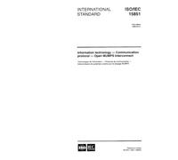 ISO/IEC 15851:1999, Information technology -- Communication protocol -- Open MUMPS Interconnect