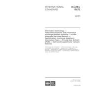 ISO/IEC 17877:2000, Information technology -- Telecommunications and information exchange between systems -- Private Integrated Services Network -- ... User Mobility (PUM) -- Call handling addi
