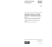 ISO/IEC 19762-3:2005, Information technology - Automatic identification and data capture (AIDC) techniques - Harmonized vocabulary - Part 3: Radio frequency identification (RFID)