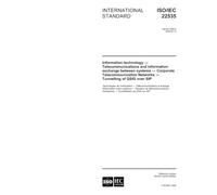 ISO/IEC 22535:2006, Information technology - Telecommunications and information exchange between systems - Corporate Telecommunication Networks - Tunnelling of QSIG over SIP
