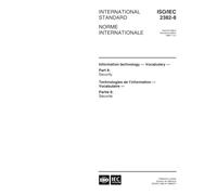 ISO/IEC 2382-8:1998, Information technology - Vocabulary - Part 8: Security