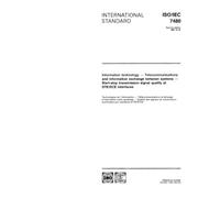 ISO/IEC 7480:1991, Information technology - Telecommunications and information exchange between systems - Start-stop transmission signal quality at DTE/DCE interfaces