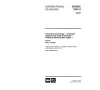 ISO/IEC 7942-2:1997, Information technology - Computer graphics and image processing - Graphical Kernel System (GKS) - Part 2: NDC metafile