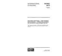 ISO/IEC 8073:1997, Information technology - Open Systems Interconnection - Protocol for providing the connection-mode transport service