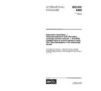 ISO/IEC 8480:1995, Information technology - Telecommunications and information exchange between systems - DTE/DCE interface back-up control operation ... Recommendation V.24 interchange circuits