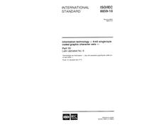ISO/IEC 8859-10:1998, Information technology - 8-bit single-byte coded graphic character sets - Part 10: Latin alphabet No. 6