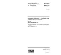 ISO/IEC 8859-16:2001, Information technology -- 8-bit single-byte coded graphic character sets -- Part 16: Latin alphabet No. 10