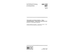 ISO/IEC 8881:1989, Information processing systems - Data communications - Use of the X.25 packet level protocol in local area networks