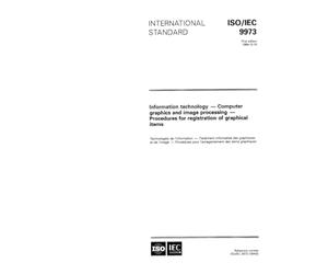 ISO/IEC 9973:1994, Information technology - Computer graphics and image processing - Procedures for registration of graphical items
