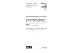 ISO/IEC ISP 10609-35:1995, Information technology - International Standardized Profiles TB, TC, TD and TE - Connection-mode Transport Service over ... - Part 35: Definition of profile TC43112