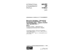 ISO/IEC ISP 11185-2:1994, Information technology - International Standardized Profiles FVT2nn - Virtual Terminal Basic Class - Register of control ... and Unsequenced Terminal Control Objects