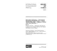 ISO/IEC ISP 11185-3:1994, Information technology - International Standardized Profiles FVT2nn - Virtual Terminal Basic Class - Register of control ... RIO Record Loading Control Object, Terminal R