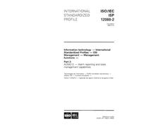 ISO/IEC ISP 12060-2:1995, Information technology - International Standardized Profiles - OSI Management - Management functions - Part 2: AOM212 - Alarm reporting and state management capabilities